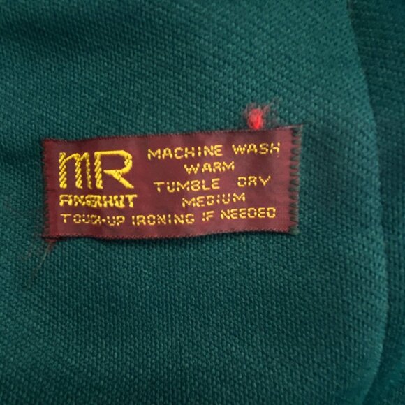 Vintage Mr Fingerhut Long Sleeve Green Polyester Disco Shirt Shacket Medium - Picture 3 of 12